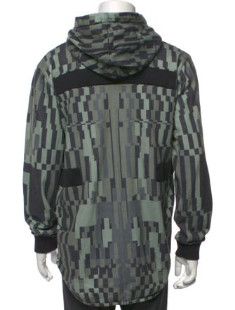 Givenchy Printed V-Neck Hoodie