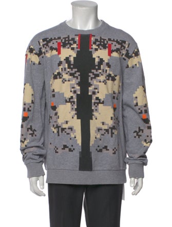 Givenchy Printed Crew Neck Pullover