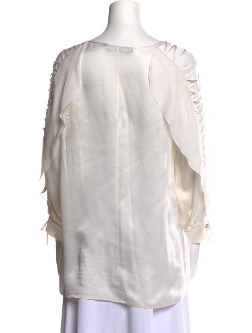 Givenchy Silk Tie Neck Blouse