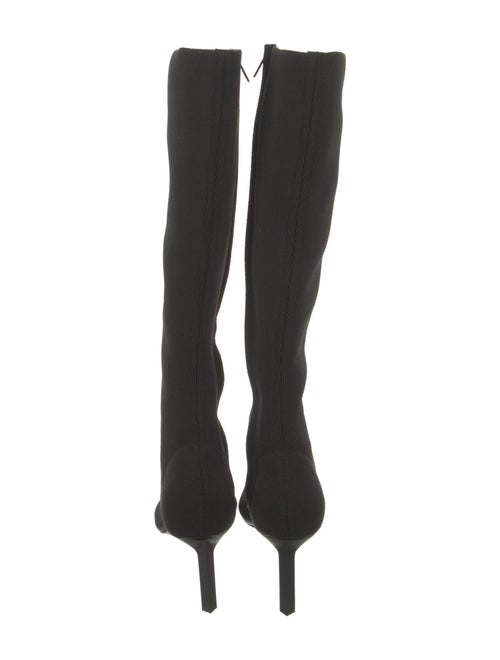 Givenchy Nylon Animal Print Lace-Up Boots