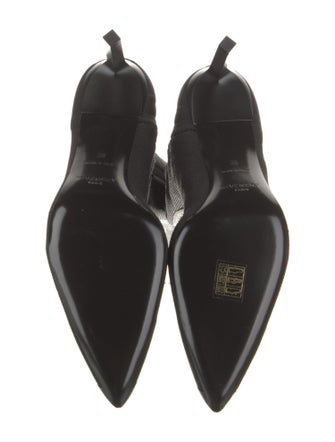 Givenchy Nylon Animal Print Lace-Up Boots