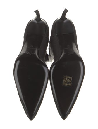 Givenchy Nylon Animal Print Lace-Up Boots