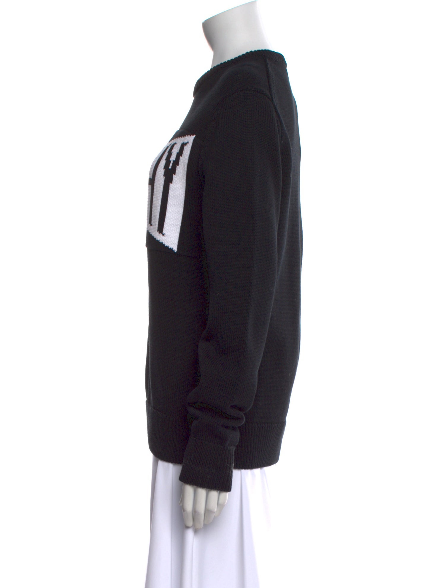 Givenchy Graphic Print Crew Neck Sweater