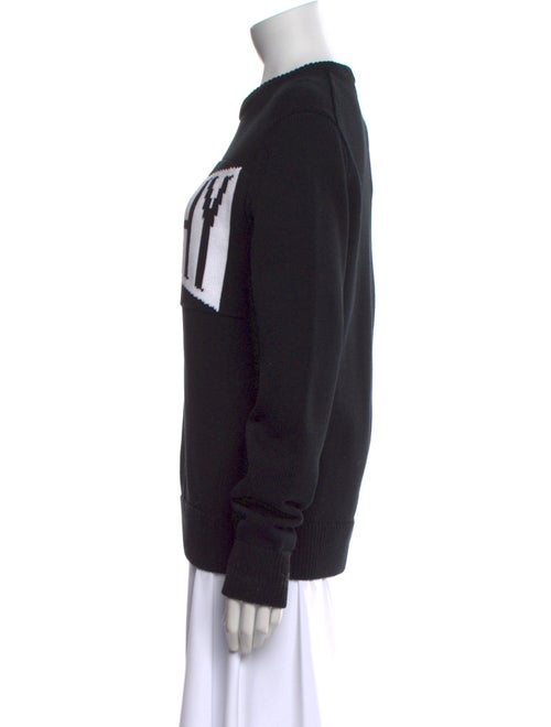 Givenchy Graphic Print Crew Neck Sweater