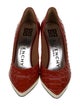 Givenchy Python Leather Trim Embellishment Pumps