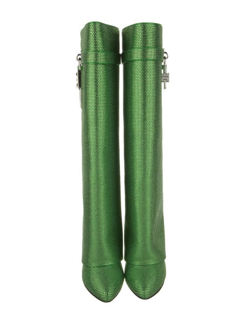 Givenchy Satin Animal Print Rain Boots