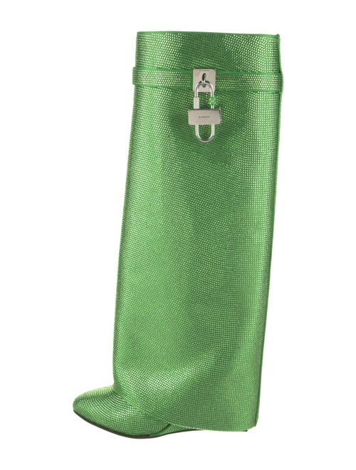 Givenchy Satin Animal Print Rain Boots