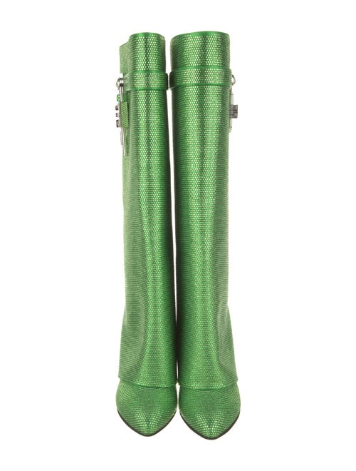 Givenchy Satin Animal Print Rain Boots