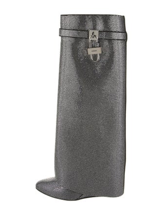 Givenchy Satin Animal Print Rain Boots