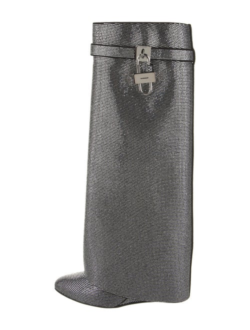 Givenchy Satin Animal Print Rain Boots