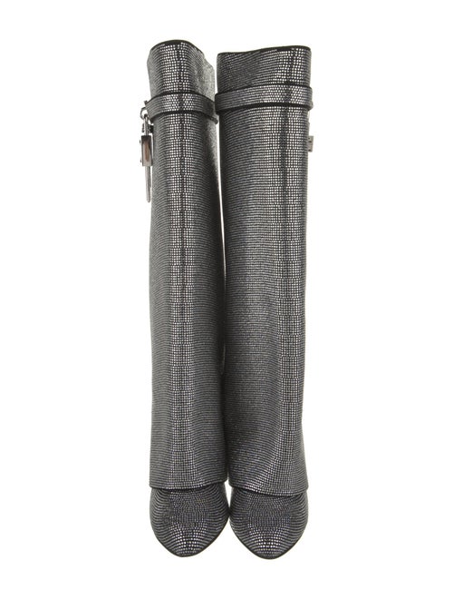 Givenchy Satin Animal Print Rain Boots