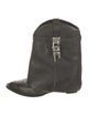 Givenchy Leather Embroidered Accent Western Boots