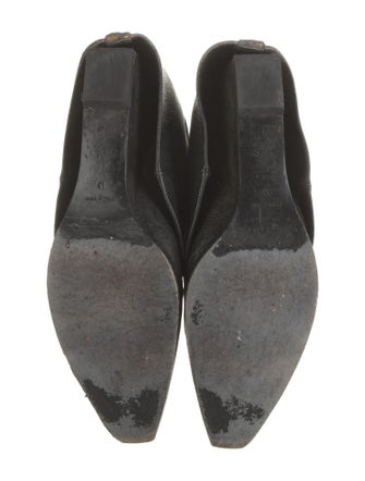 Givenchy Leather Embroidered Accent Western Boots