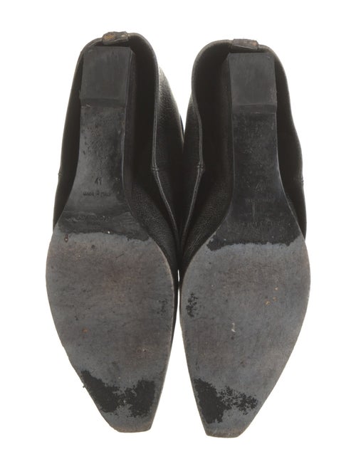 Givenchy Leather Embroidered Accent Western Boots