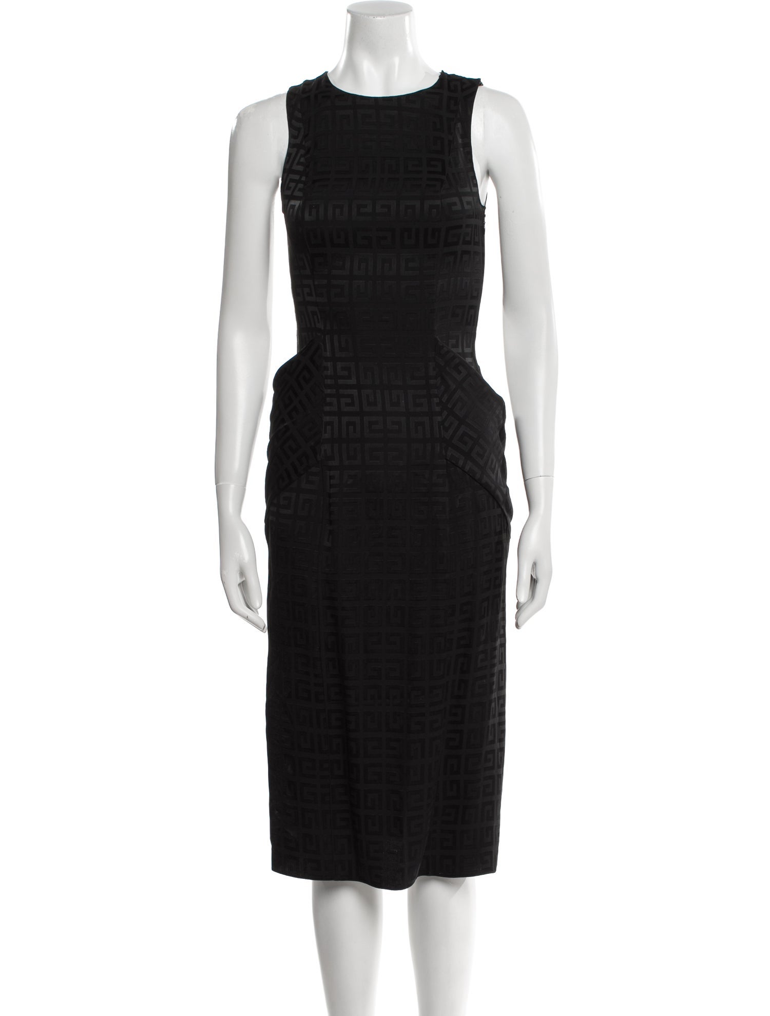Givenchy Crew Neck Midi Length Dress
