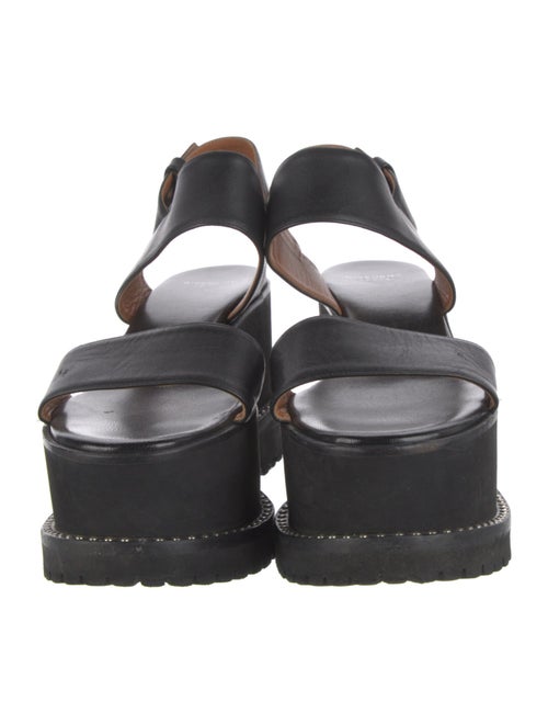 Givenchy Leather Studded Accents Slingback Sandals