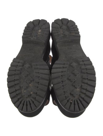 Givenchy Leather Studded Accents Slingback Sandals