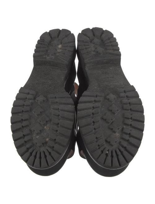 Givenchy Leather Studded Accents Slingback Sandals