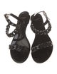 Givenchy Rubber Chain-Link Accents Slingback Sandals
