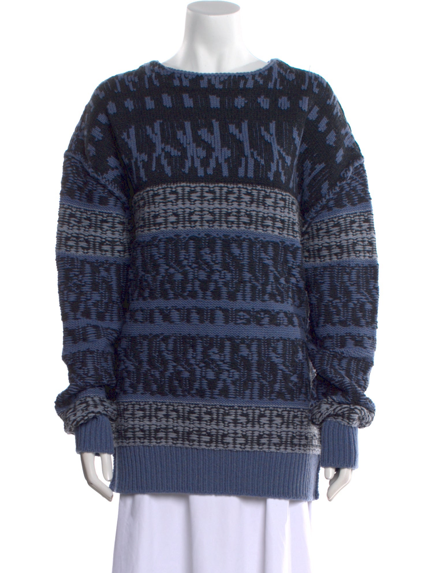 Givenchy Printed Bateau Neckline Sweater w/ Tags