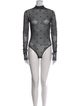 Givenchy Printed Mock Neck Bodysuit