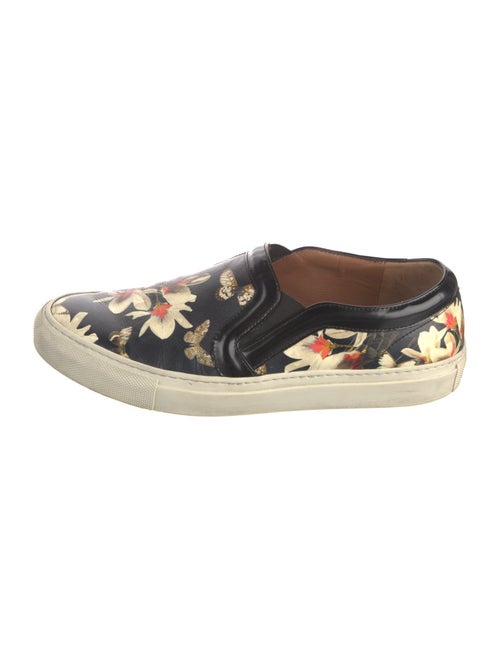 Givenchy Leather Floral Print Sneakers