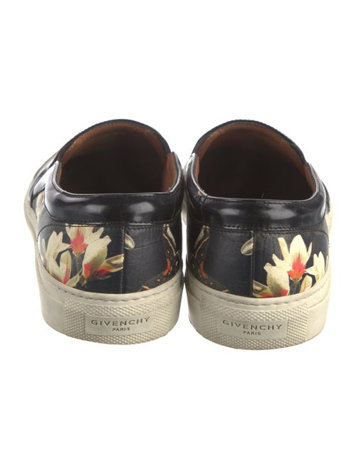 Givenchy Leather Floral Print Sneakers