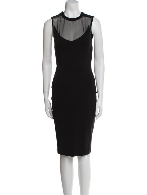 Givenchy Crew Neck Knee-Length Dress