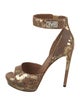 Givenchy Snakeskin Animal Print D'Orsay Pumps