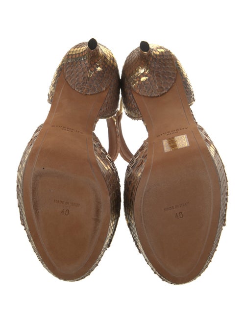 Givenchy Snakeskin Animal Print D'Orsay Pumps