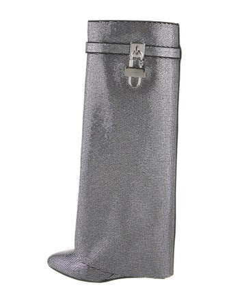 Givenchy Crystal Animal Print Rain Boots