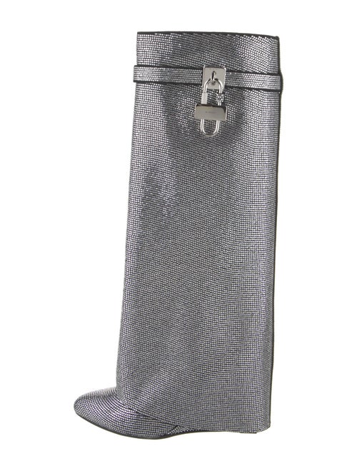 Givenchy Crystal Animal Print Rain Boots