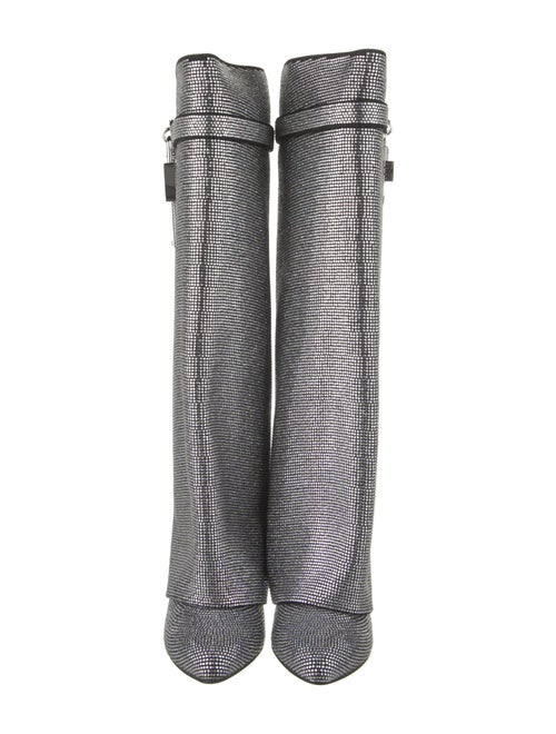 Givenchy Crystal Animal Print Rain Boots