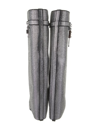 Givenchy Crystal Animal Print Rain Boots