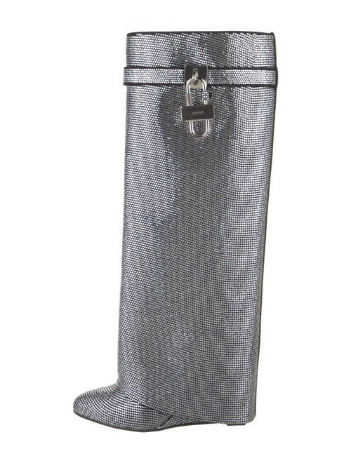 Givenchy Crystal Animal Print Rain Boots