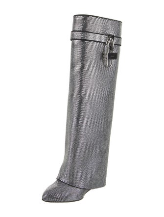 Givenchy Crystal Animal Print Rain Boots