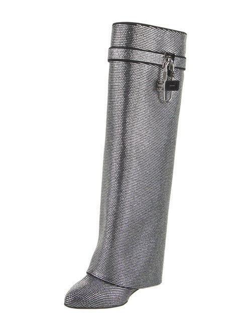 Givenchy Crystal Animal Print Rain Boots
