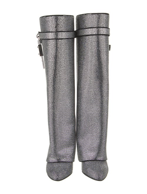 Givenchy Crystal Animal Print Rain Boots