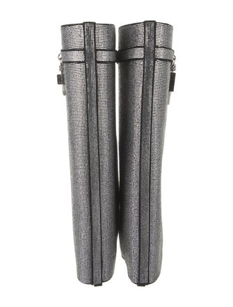 Givenchy Crystal Animal Print Rain Boots