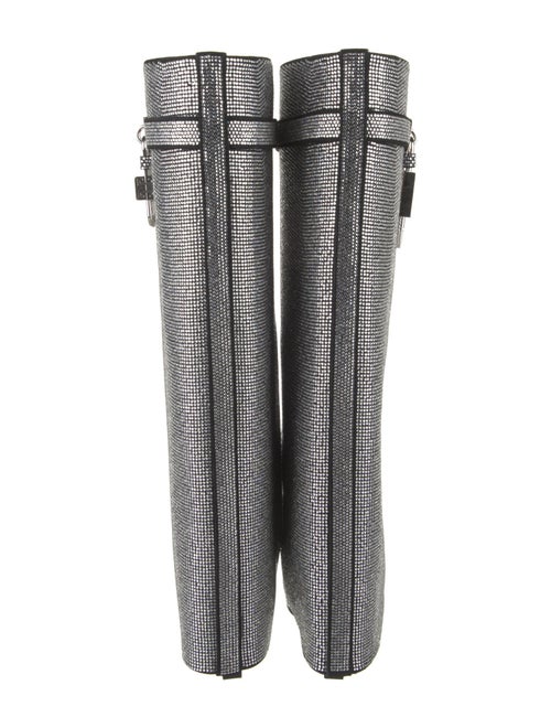 Givenchy Crystal Animal Print Rain Boots