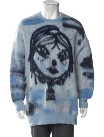 Givenchy Printed Crew Neck Pullover