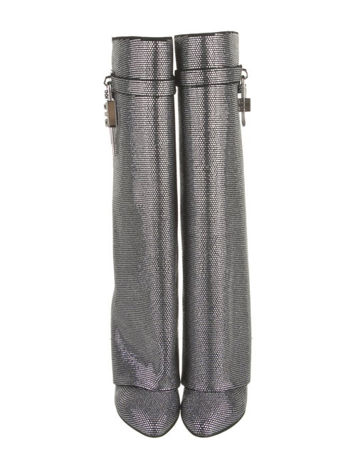 Givenchy Lambskin Crystal Embellishments Rain Boots