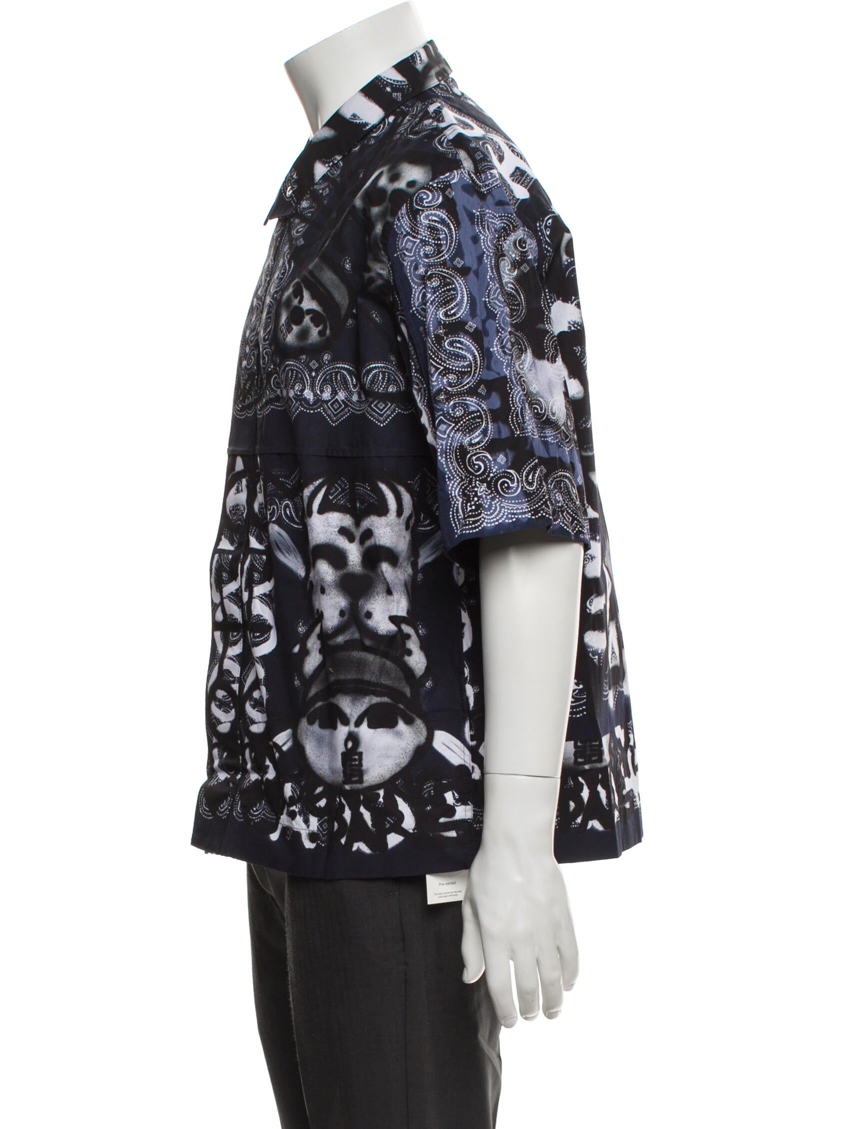 Givenchy Floral Print Short Sleeve Shirt