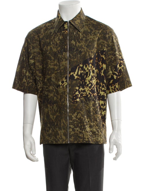 Givenchy Animal Print Trucker Jacket