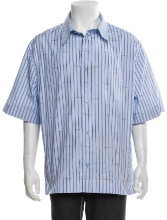 Givenchy Striped Short Sleeve Shirt