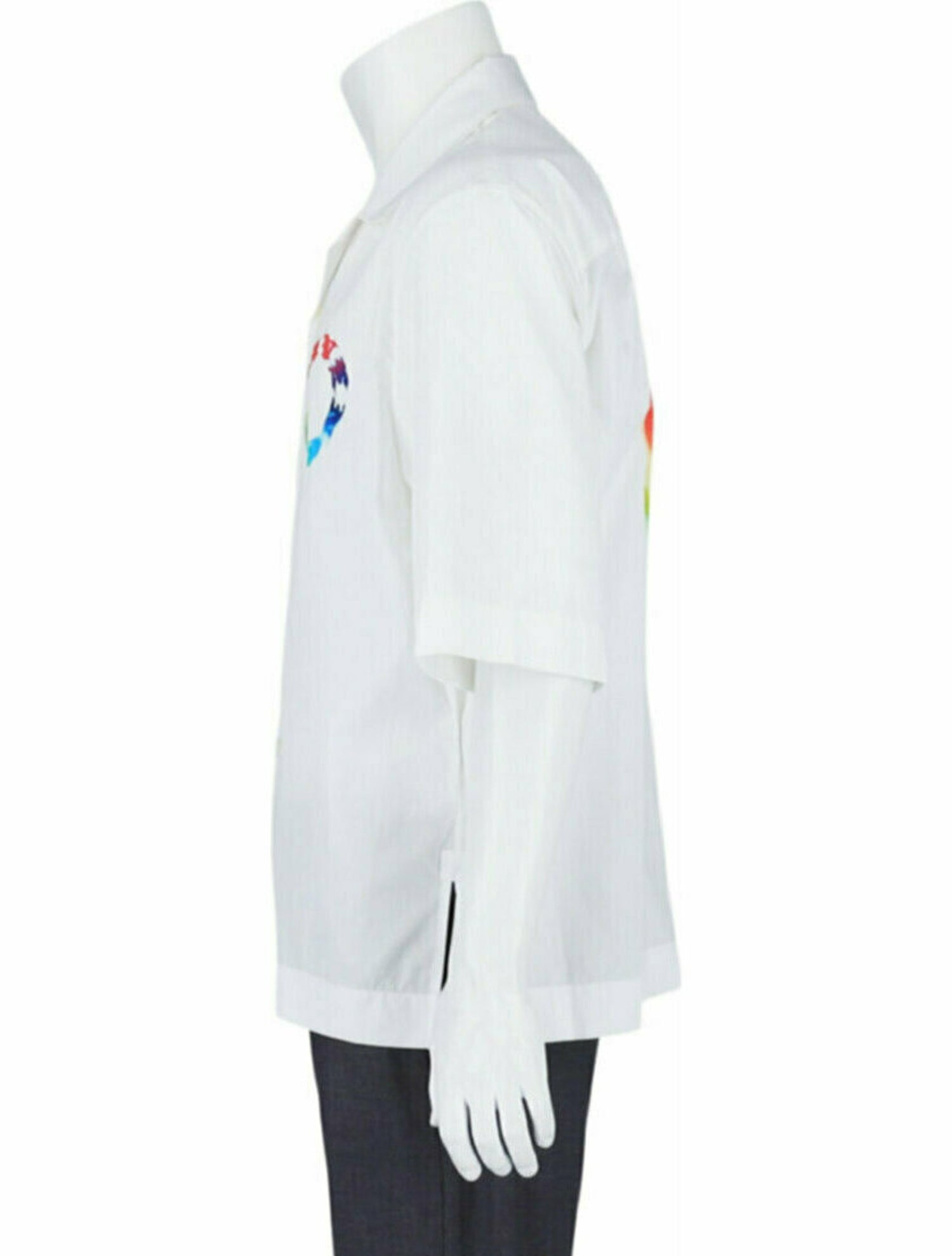 Givenchy Graphic Print Button-Up Top w/ Tags