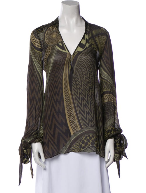 Givenchy Silk Striped Blouse