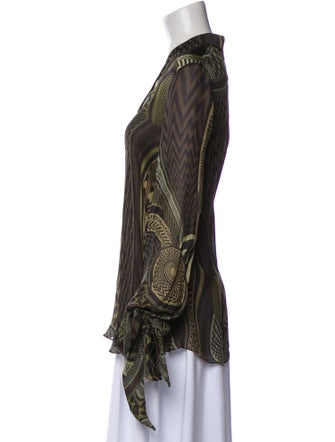 Givenchy Silk Striped Blouse