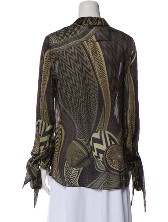 Givenchy Silk Striped Blouse