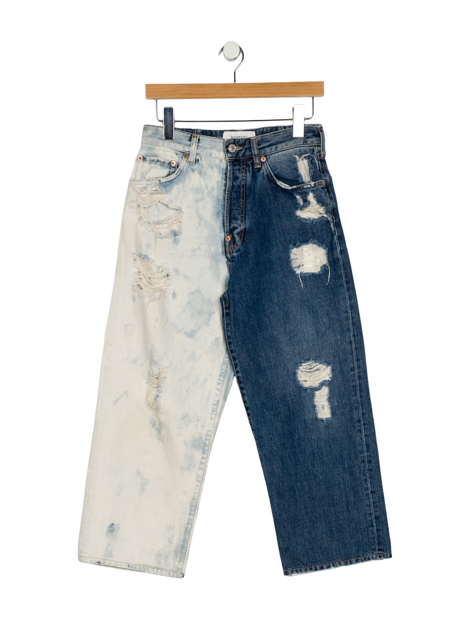 Givenchy High-Rise Wide Leg Jeans